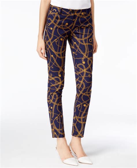 michael michael kors navy blue womens seamed cropped pants|Michael Kors Women's Cropped Pants .